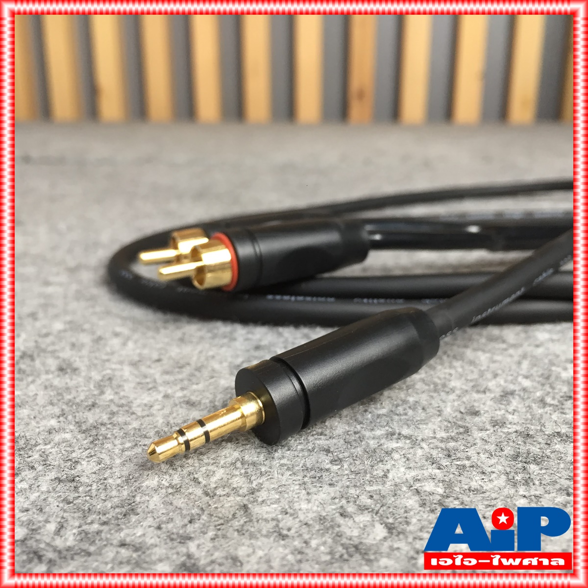 1.5เมตร TRST 3.5 to RCA 2 หัว LIDGE YM-359 สาย P.TR-ST - P. RCA x2 1.5เมตร สาย TR-ST ออก RCA x2 1.5M YM359 สายสัญญาณสเตริโอ