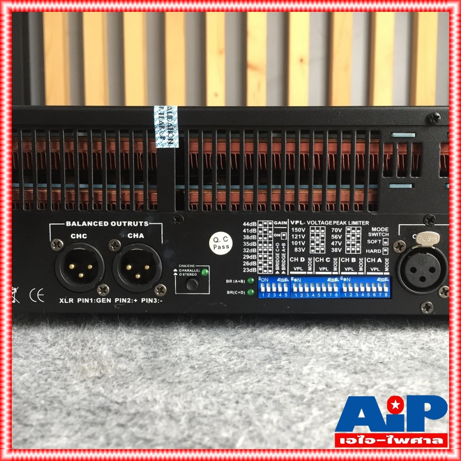 PROEUROTECH FP18000Q 4CH Poweramp เครื่องขยายเสียง เพาเวอร์แอมป์ โปรยูโรเทค FP-18000Q