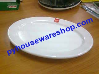 จานเปลรูปไข่, จานเปลเมลามีน ektra ทรงรี 10.5, 12, 15 นิ้ว, Oval Plate, จานรูปไข่เมลามีน, จานเปล ektra, ผลิตภัณฑ์ ektra