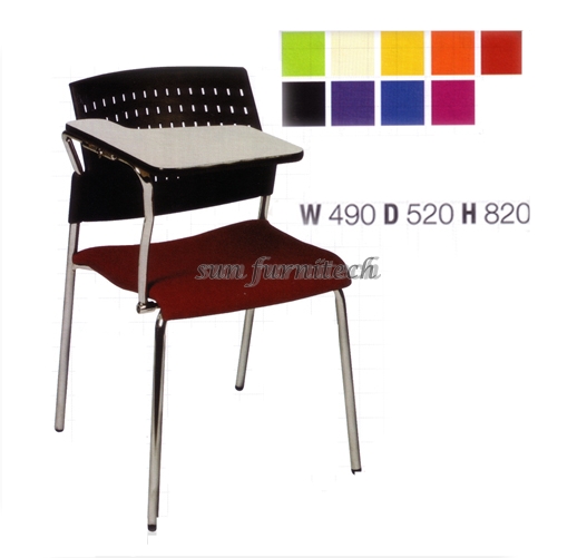 เก้าอี้เล็คเชอร์, เก้าอี้ฟังบรรยายมีเลคเชอร์, เก้าอี้เลคเชอร์ มีแผ่นรองเขียน VC รุ่น VC-616