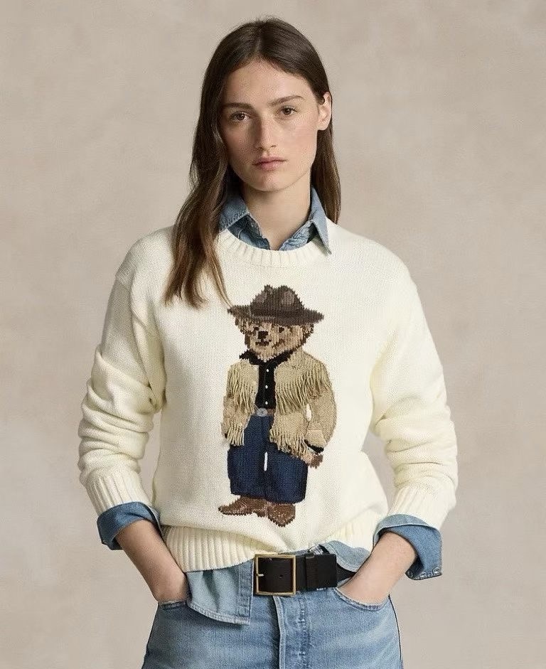 ** do** เสื้อ Sweater Ralph Lauren Bear Knit Jumper ของผู้หญิง สินค้าใหม่ ของแท้