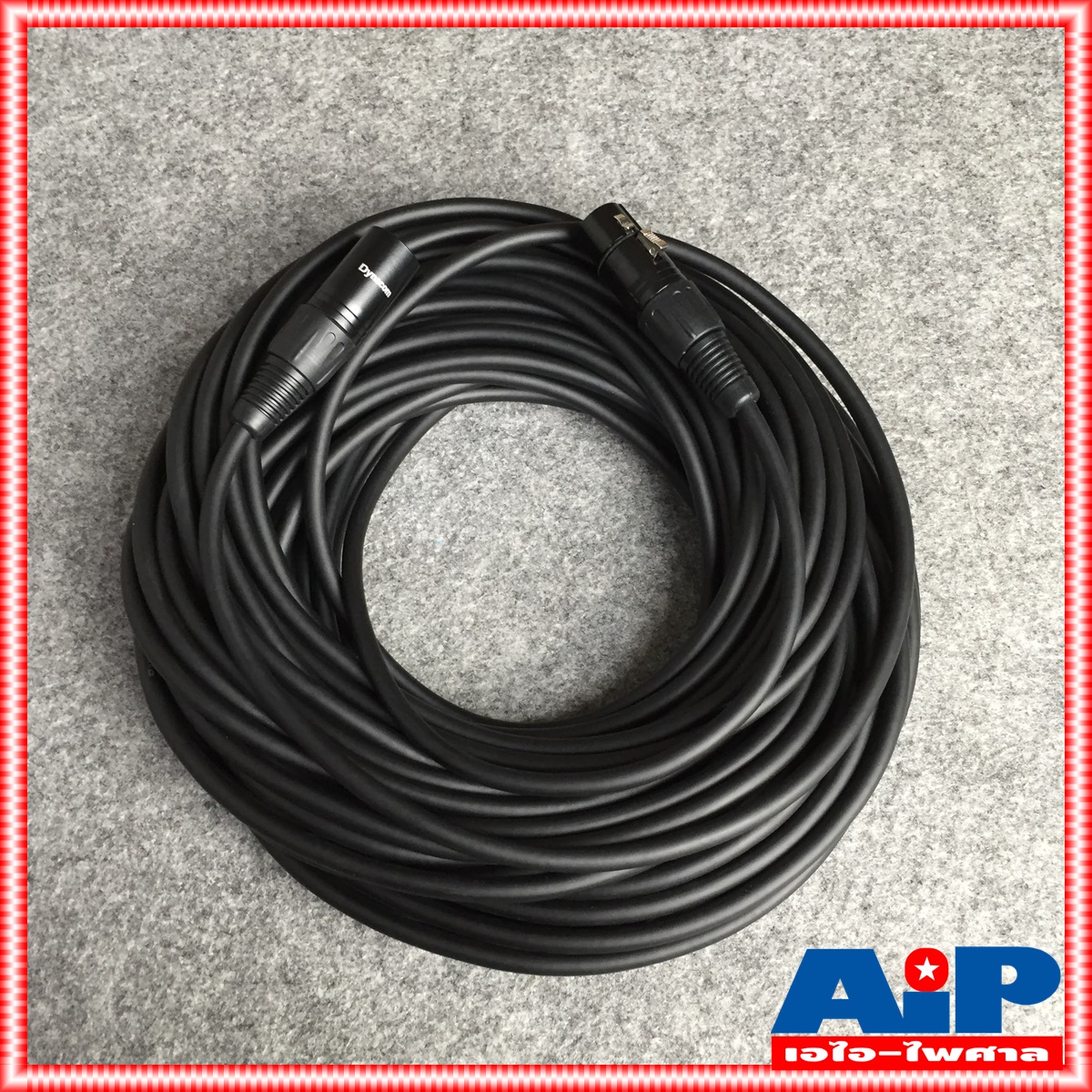 20เมตร สายไมค์ DYNACOM J021 XLR หัวท้าย ผู้ - เมีย สายสัญญาณ CANNON ผู้ ออก CANNON เมีย สายบาลานซ์ สายต่อไมค์ (ลูกค้าอาจได้รับหัวสีเงินหรือดำขึ้นกับล็อตผลิตครับ)
