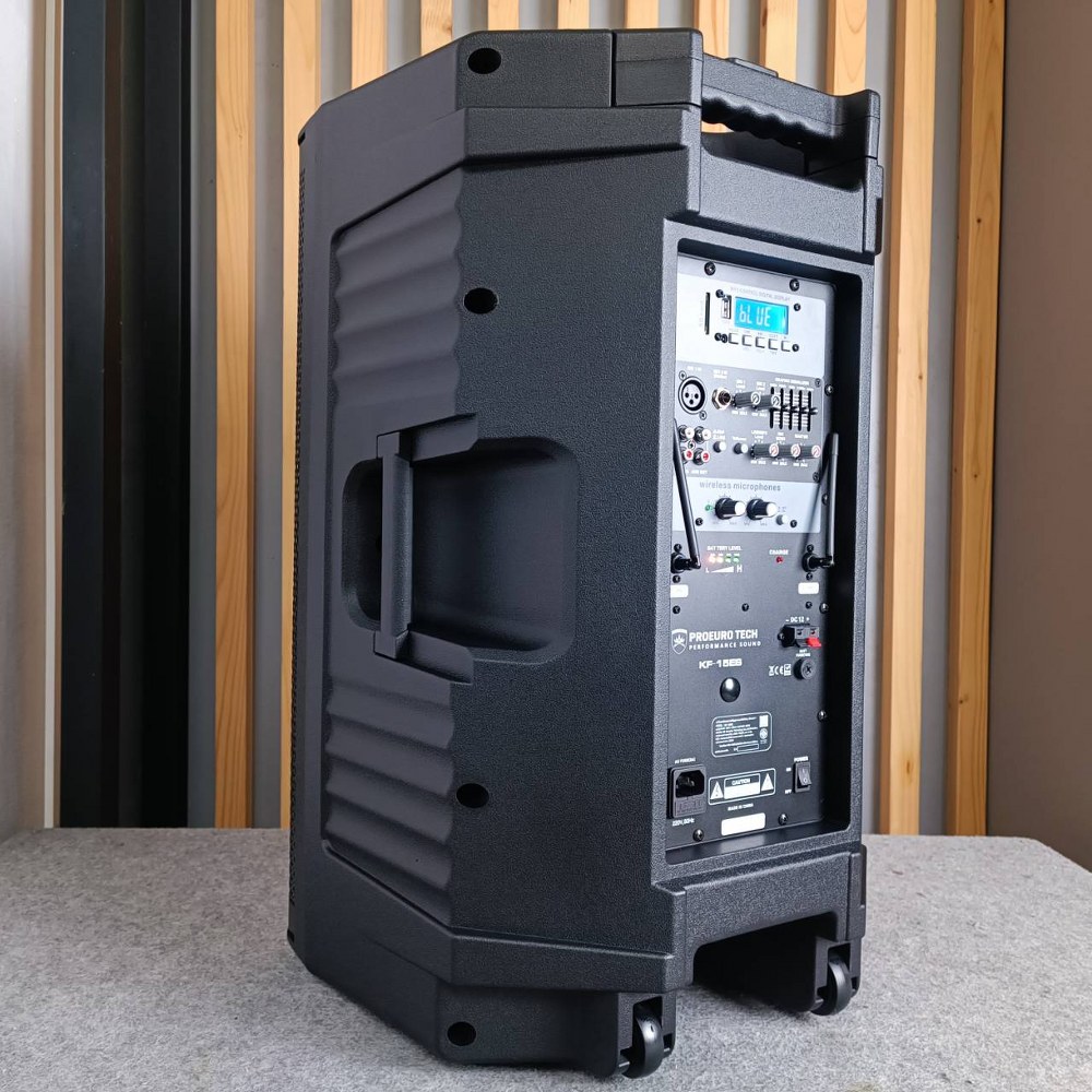 PROEUROTECH KF-15ES ลำโพงล้อลาก ไมค์ลอยUHF รองรับสัญญาณ Bluetooth MP3/USB RM KF15ES KF15ES เอไอ-ไพศาล