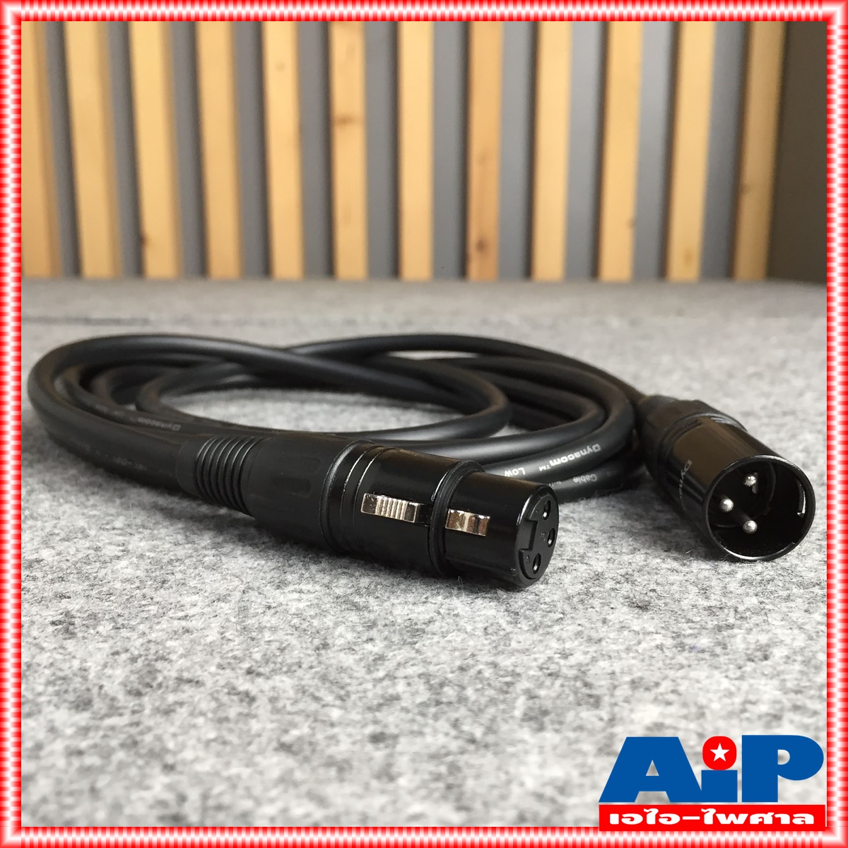 3เมตร สายไมค์ DYNACOM J021 XLR หัวท้าย ผู้ - เมีย ยาว สายสัญญาณ CANNON ผู้ ออก CANNON เมีย สายบาลานซ์ สายต่อไมค์ (ลูกค้าอาจได้รับหัวสีเงินหรือดำขึ้นกับล็อตผลิตครับ)