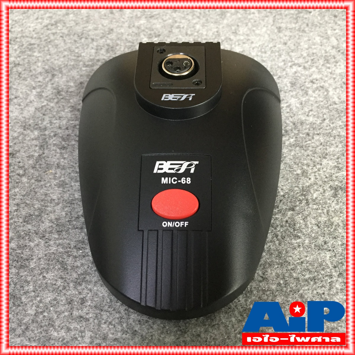 BEST MIC-68 ไมค์ตั้งโต๊ะมีไฟ ไมค์ Condenser ไมค์คอยาว60cm ไมค์ Condenser ตอบสนองความถี่ (Hz) 60Hz-16000Hz MIC68 MIC 68 เอไอ-ไพศาล