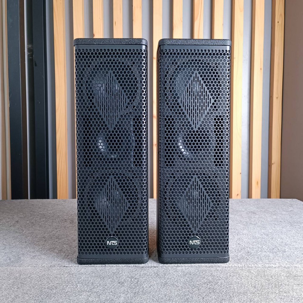 คู่ละ NTS CL-412 column loudspeaker พร้อมขาแขวนพนัง CL-412 CL-412 ลำโพงคอลัมน์ ลำโพง เอไอ-ไพสาล