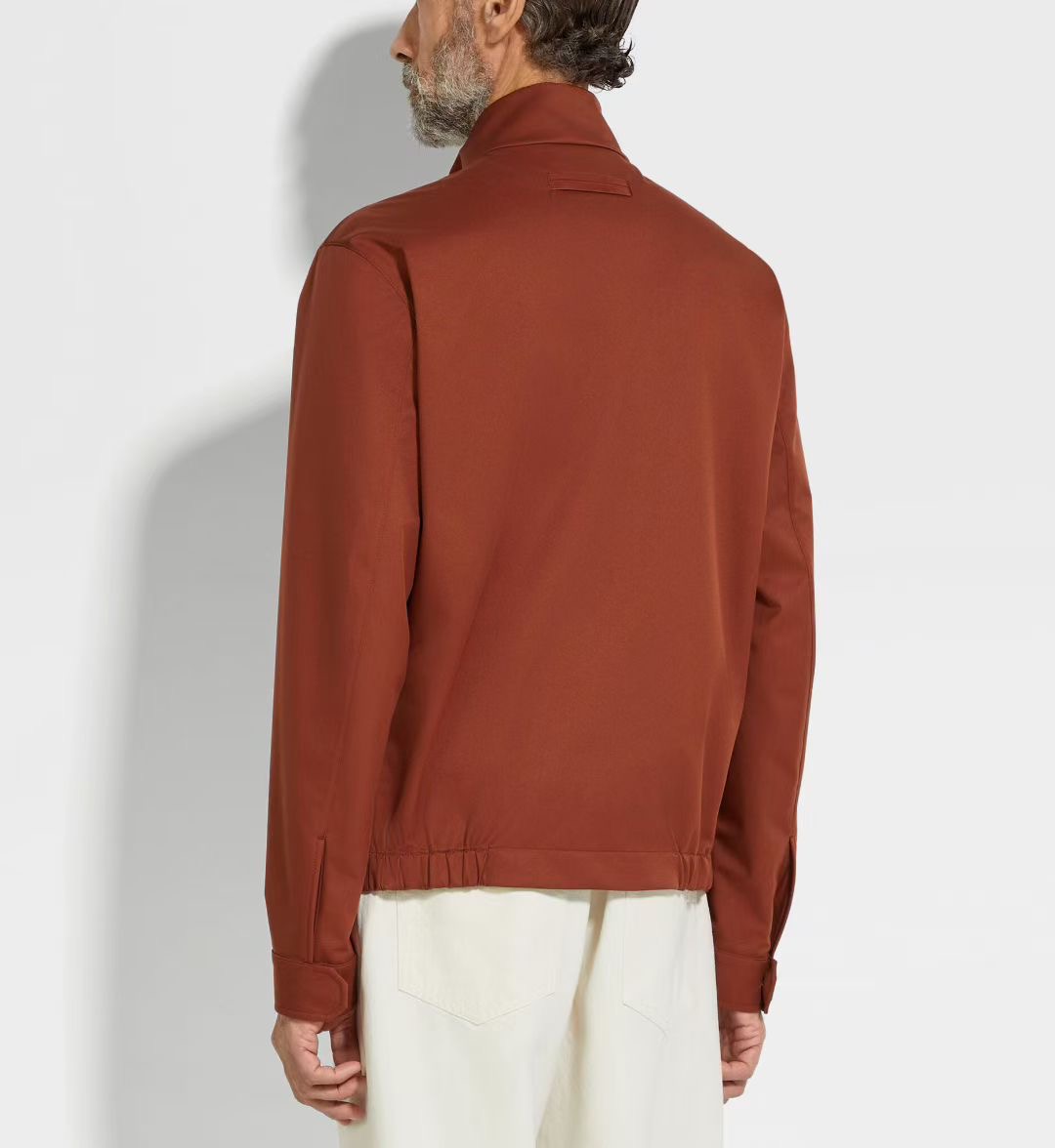 **do** เสื้อคลุม Zegna MOTORIN 100CC MICROFIBER BLOUSON สินค้าใหม่ ของแท้