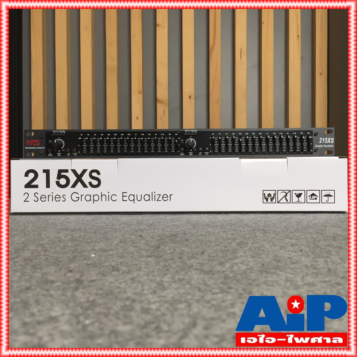 NTS 215XS EQ ST 15BAND เครื่องปรับแต่งเสียง เครื่องขยายเสียง EQขยายเสียง อีควอไลเซอร์ เอ็นทีเอส ST15BAND เอไอ-ไพศาล