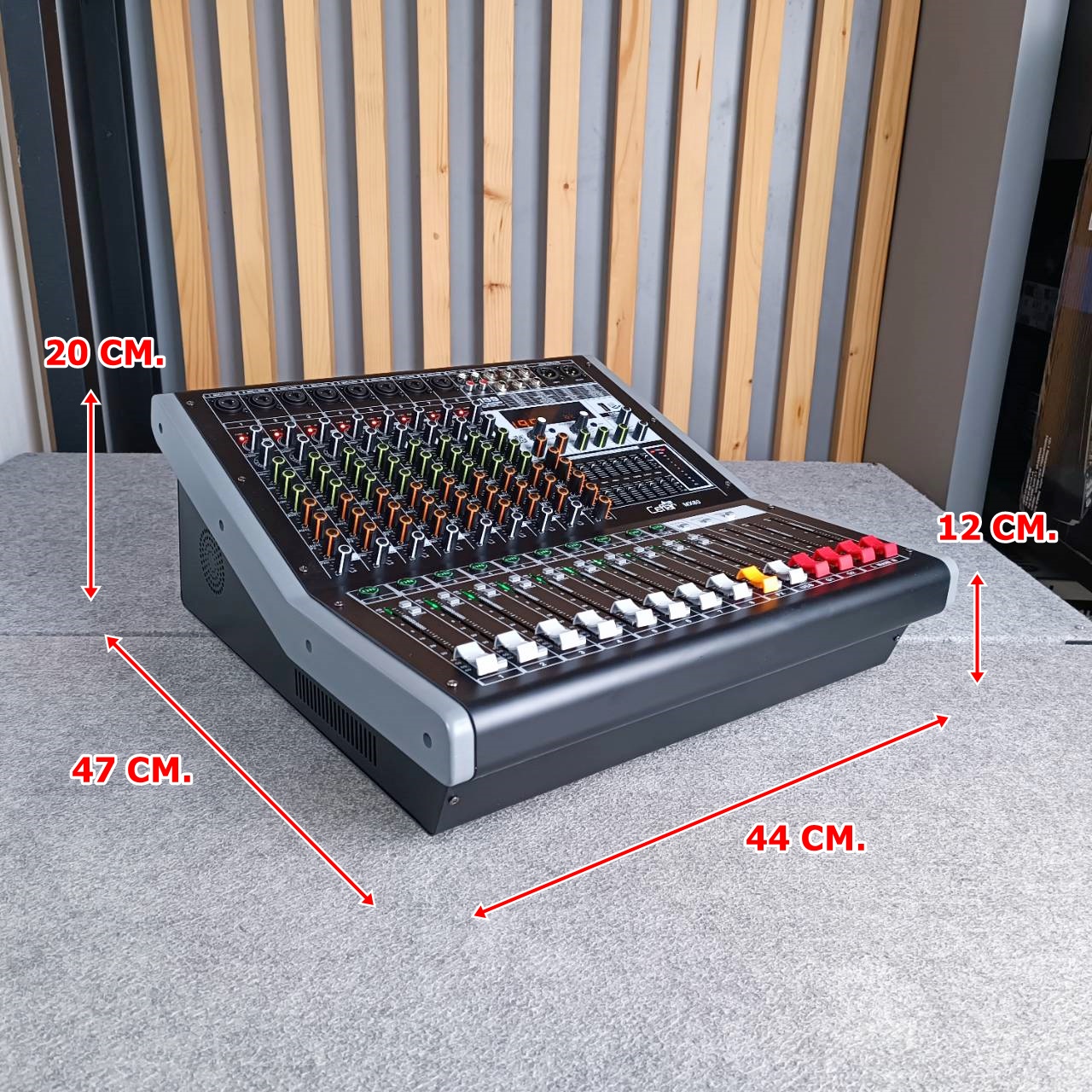 Ceflar MX-80 POWERMIXER 4CH เพาเวอร์ มิกซ์เซอร์ บูลทูธ เคฟลาร์ POWER MIXER รุ่น MX80 MX 80 เอไอ-ไพศาล