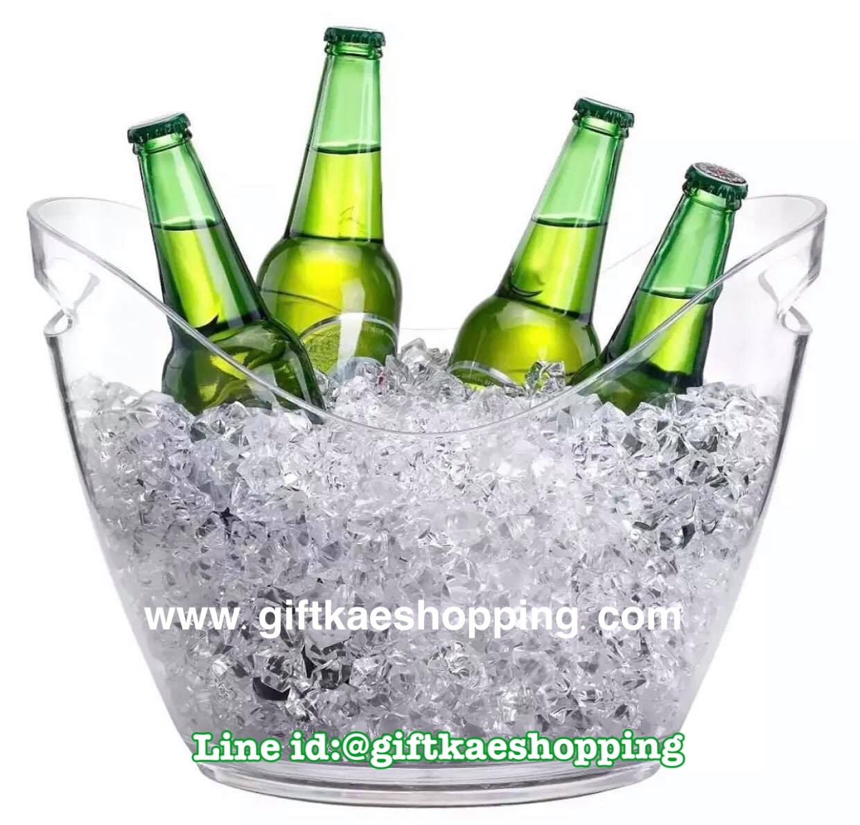 น้ำแข็งปลอม น้ำแข็งกำลังละลายก้อนเล็ก (1 ถุง บรรจุง 130 เม็ด)