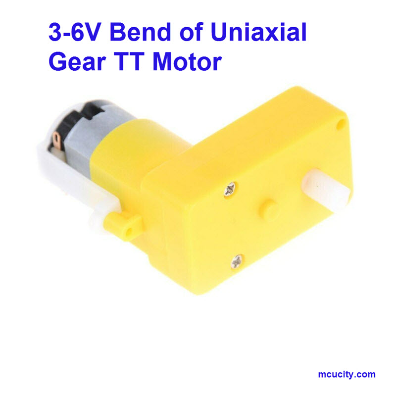 3-6V (1:120) Bend of Uniaxial Gear TT Motor Deceleration Motor Gearbox DC Geared Motor