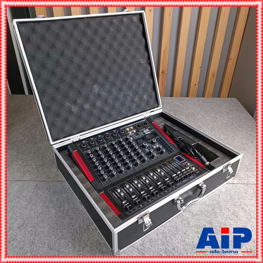 TADA SUPER-6 MIXER พร้อม RACK มิกเซอร์อนาล็อก 6 แชนแนล เอฟเฟคแท้ ซูเปอร์ ธาดา SUPER 6 SUPER6 เอไอ-ไพศาล