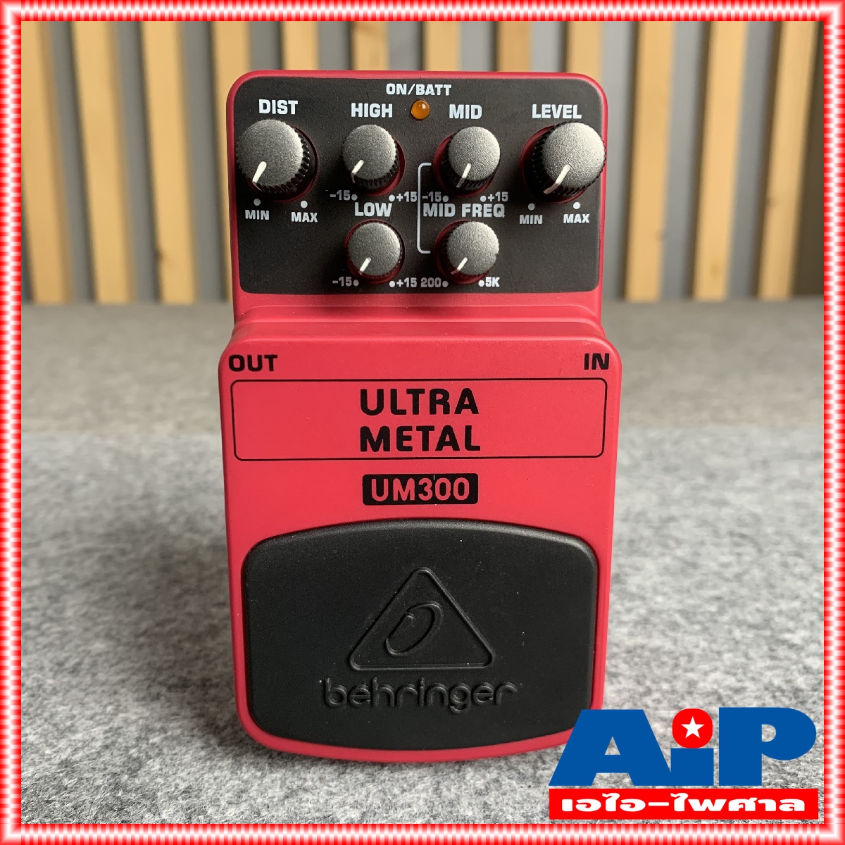 BEHRINGER UM300 เอฟเฟคกีต้าร์ ultra metal เอฟเฟ็คกีตาร์ที่ให้เสียงแตกแบบ Ultra Metal Distortion UM-300 UM 300 +++