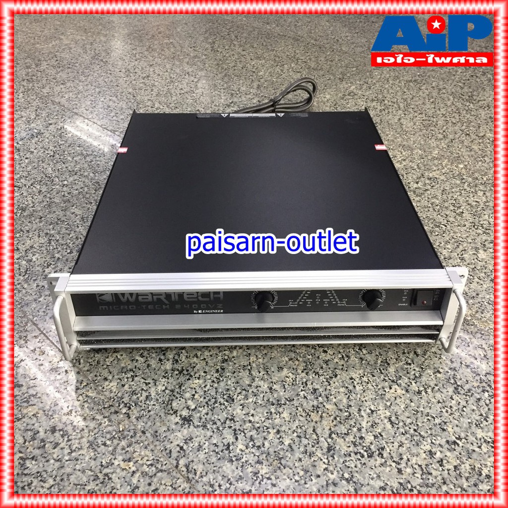 WARTECH MICRO TECH 2400 VZ POWERAMP AMP เพาเวอร์แอมป์ เพาเวอร์2400VZ เครื่องเสียง แอมป์ขยาย เพาเวอร์แอมป์WARTECH 2400VZ