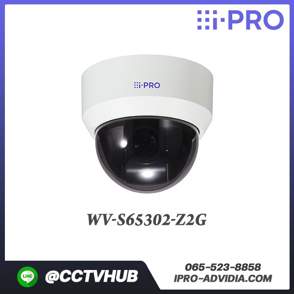 กล้อง PTZ i-PRO รุ่น WV-S65302-Z2G 2MP(1080p) Outdoor PTZ Network Camera with 21x Optical Zoom Lens ,AI Engine
