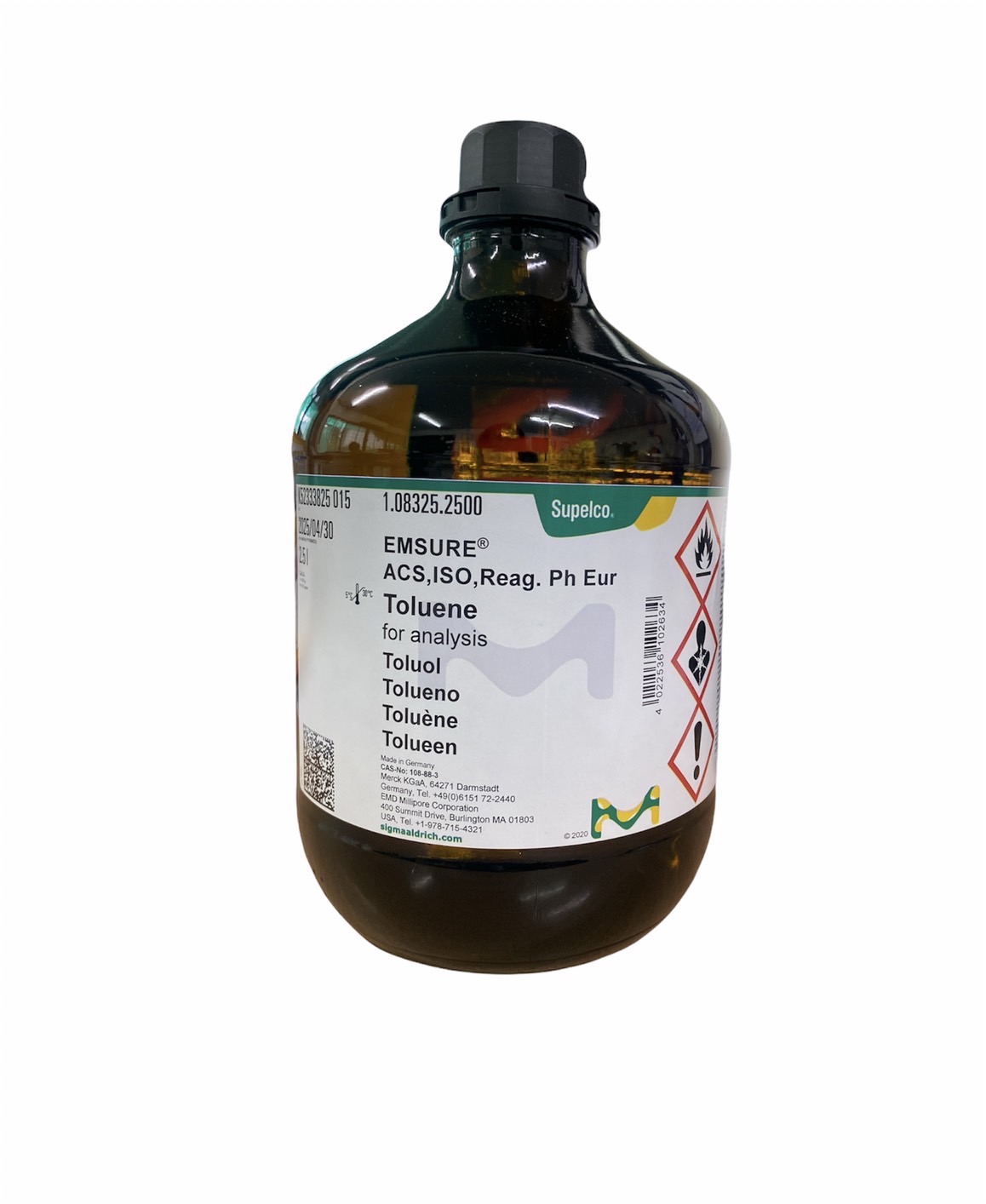 Toluene AR grade, 2.5 L -Merck