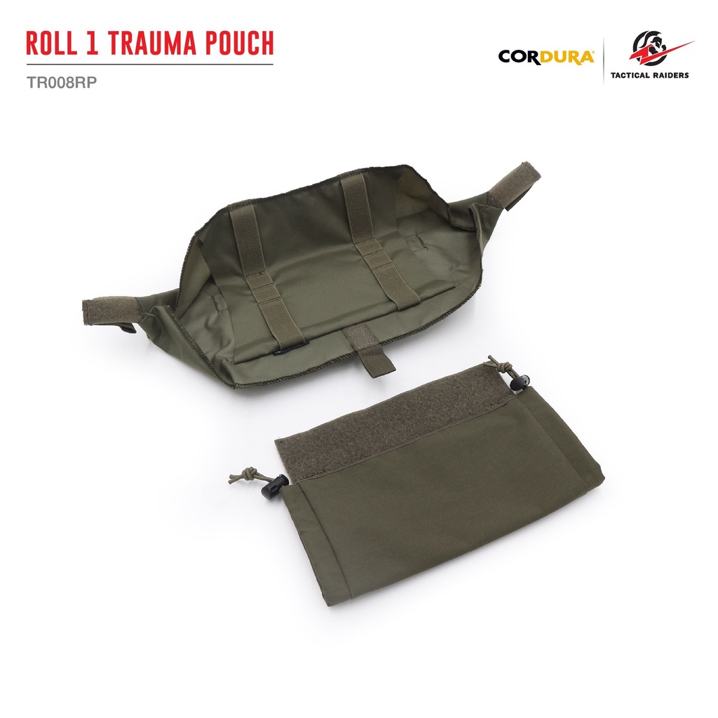 กระเป๋าเสริมติดเวส Roll 1Trauma Pouch [ TR008RP ] ( Tactical Rider )