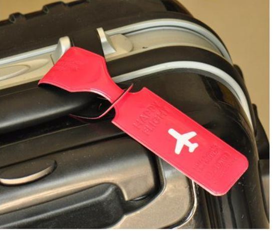 แท็กติดกระเป๋า เวลาเดินทาง ท่องเที่ยว ป้ายแท็ก ติด กระเป๋า รูปเครื่องบิน แบบยาว สำหรับ ติด กันกระเป๋าหาย สลับ กระเป๋า ของขวัญ ของชำร่วยงานแต่งงาน 909150