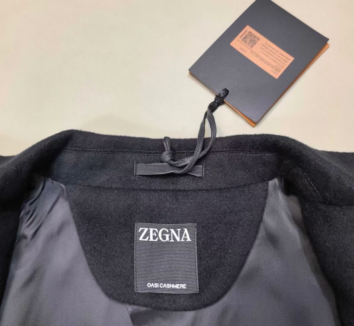 เสื้อแจ๊กเก็ตสูท Zegna BLACK OASI CASHMERE JACKET สินค้าใหม่ ของแท้
