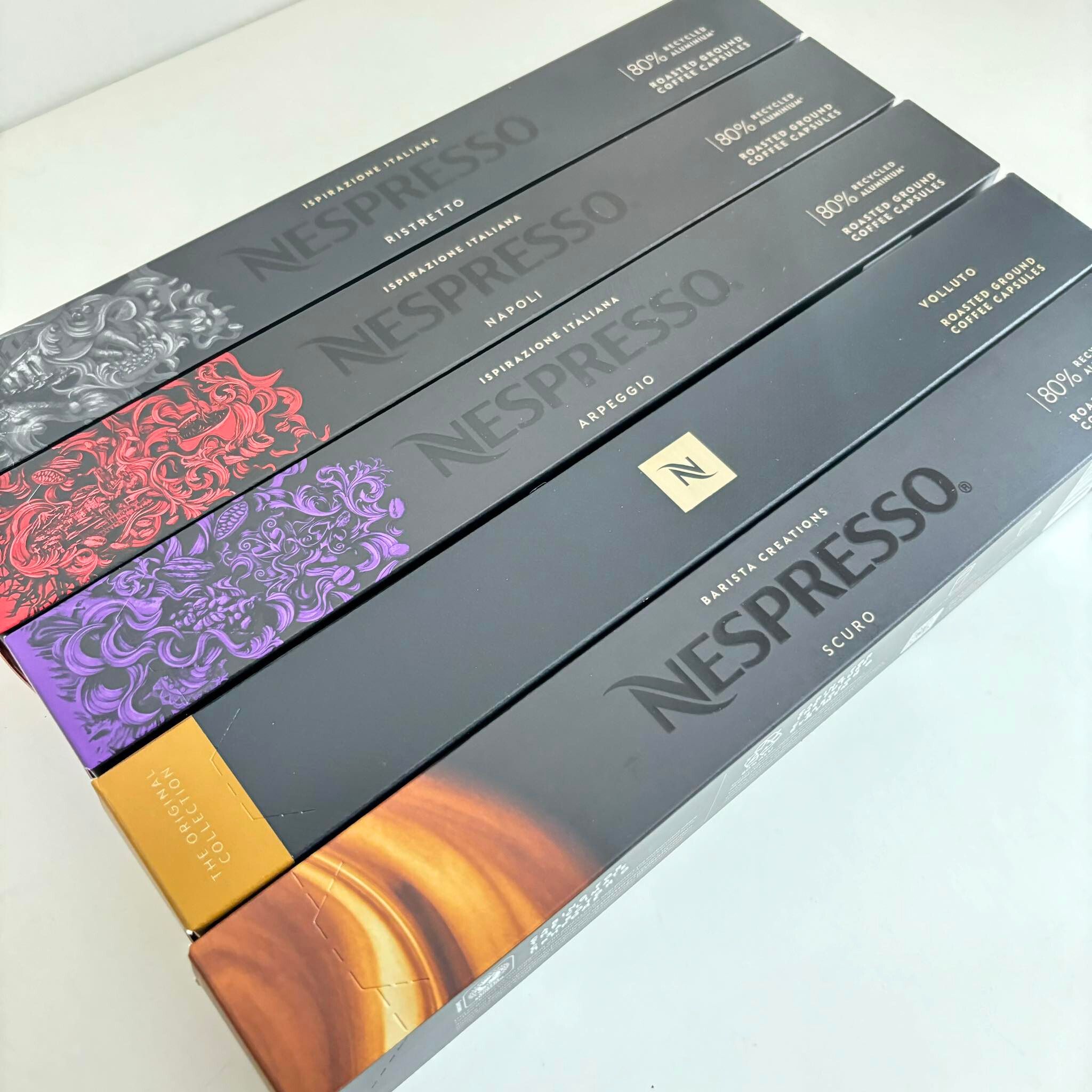 🍁แพ็ค 5 กล่อง🍁 แคปซูลกาแฟ เนสเพรสโซ่ Capsules Nespresso ของแท้ 💯10 แคปซูล / กล่อง P5-2