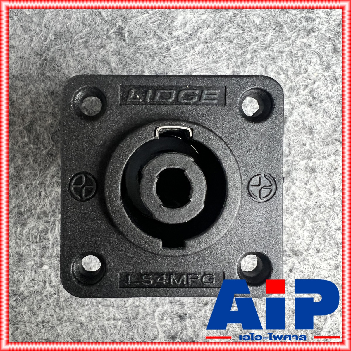 J.SPEAKON YM-116 ติดแท่นเหลี่ยมใหญ่ LIDGE Connector 4-pole Speak-On ปลั๊กสเปคคอน ym116 SPEAKONของแท้ เอไอ-ไพศาล