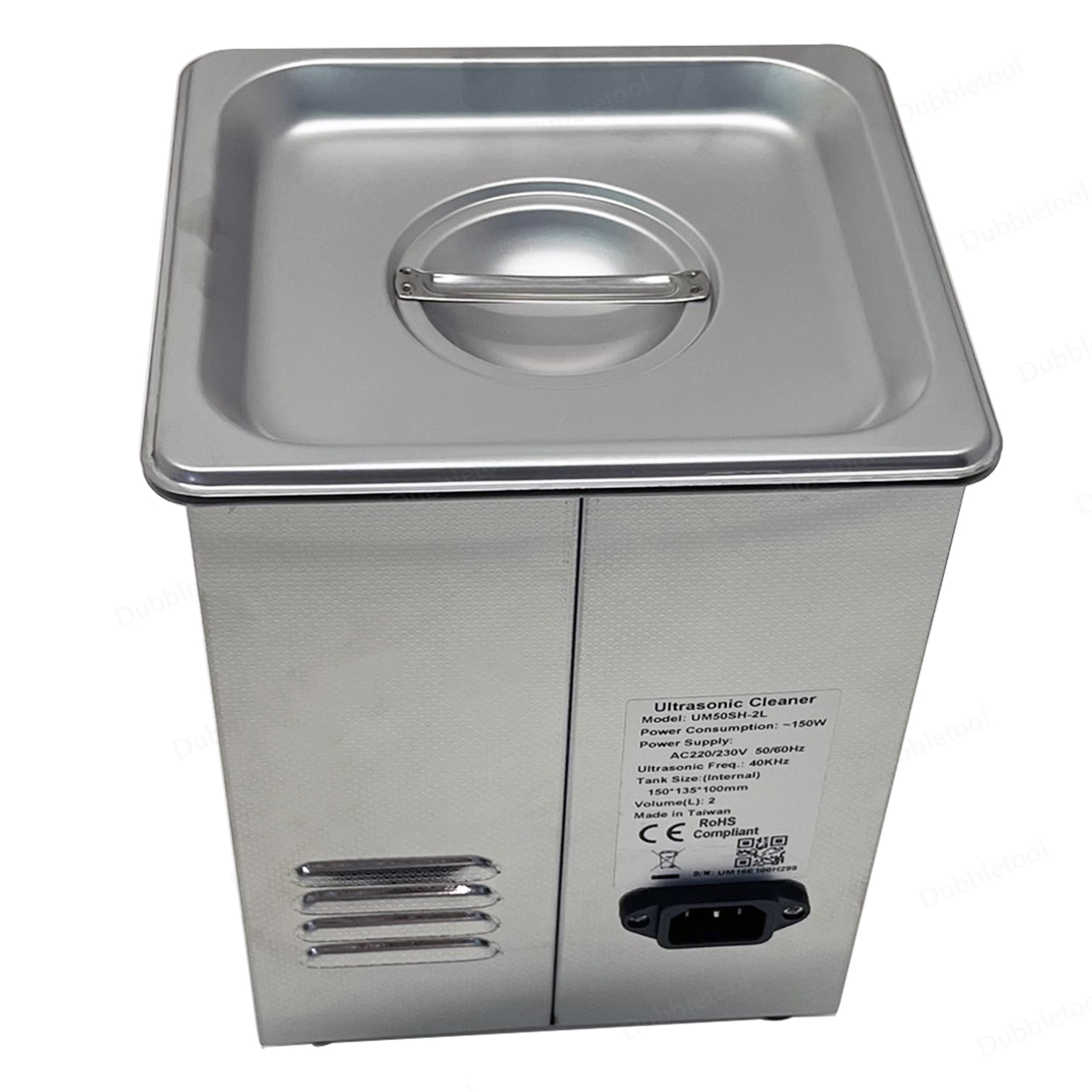 เครื่องอัลตราโซนิก ULTRASONIC CLEANER 1.5 L เครื่องอุลตร้าโซนิค เครื่องทำความสะอาดเครื่องประดับ รุ่นUD50SH-2L ขนาด 1.5 ลิตร