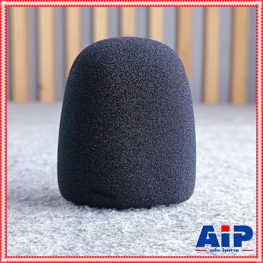 ฟองน้ำหัวไมค์ MS-5 มี5 สี ให้เลือก ดำ แดง น้ำเงิน ส้ม เหลือง ฟองน้ำ สวม ไมค์ ฟองน้ำใส่ไมค์ ฟองน้ำไมค์ เอไอ-ไพศาล