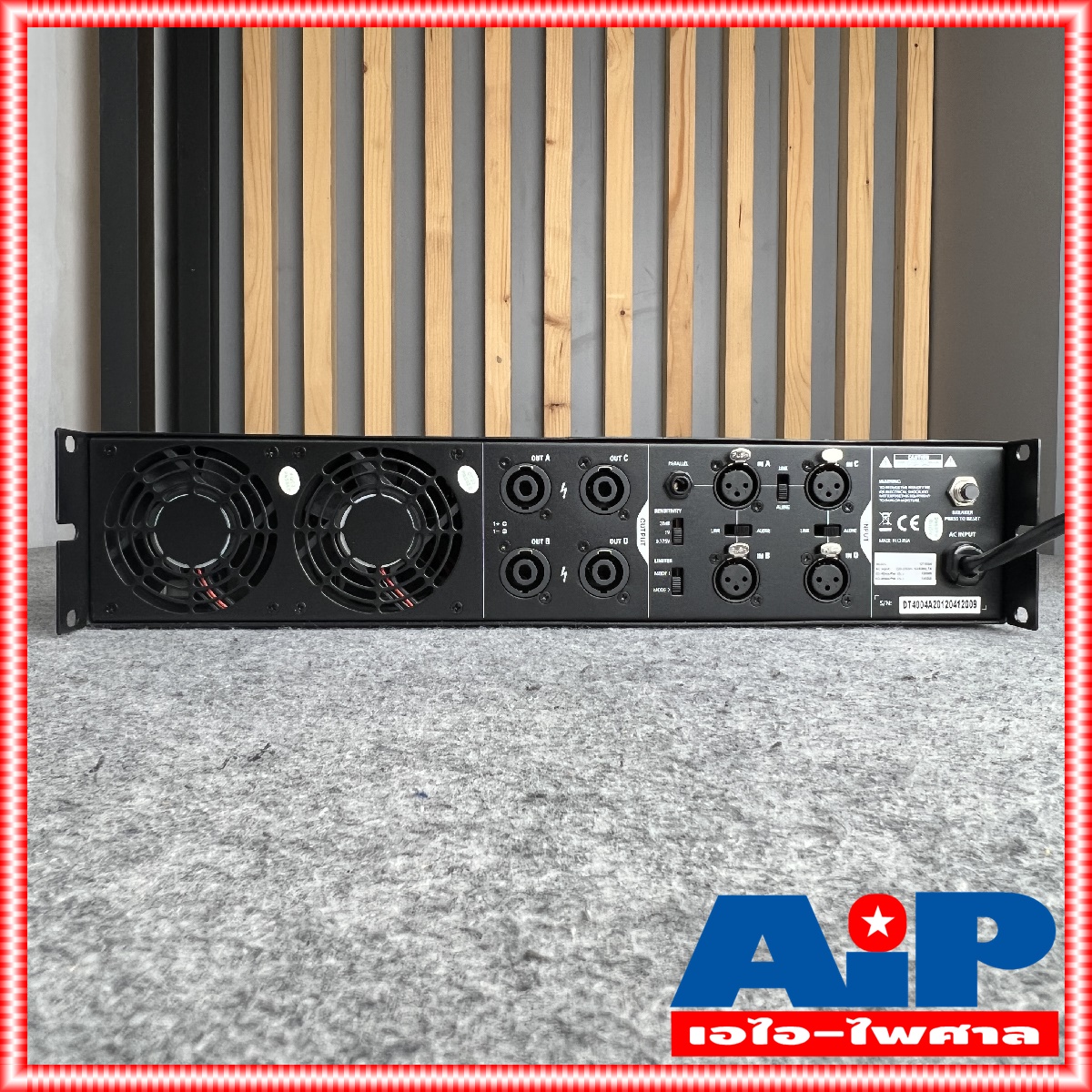 BETA THREE DT-4004 POWERAMP 4ช่อง 4แชนนอล เพาเวอร์แอมป์ POWER เครื่องขยายเสียงลำโพง เครื่องขยาย DT 4004 POWER AMP BETATHREE เอไอ-ไพศาล