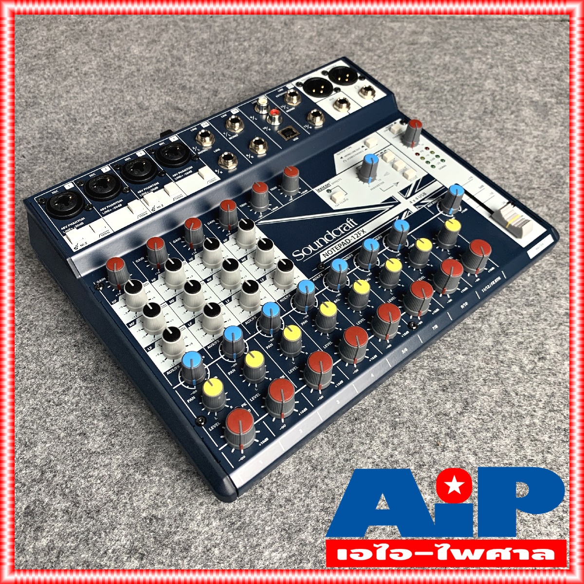 SOUNDCRAFT NOTEPAD-12FX MIXER มิกซ์ มิกเซอร์ เครื่องปรับแต่งเสียง เครื่องเสียง เครื่องปรับเสียง เอไอ-ไพศาล +++