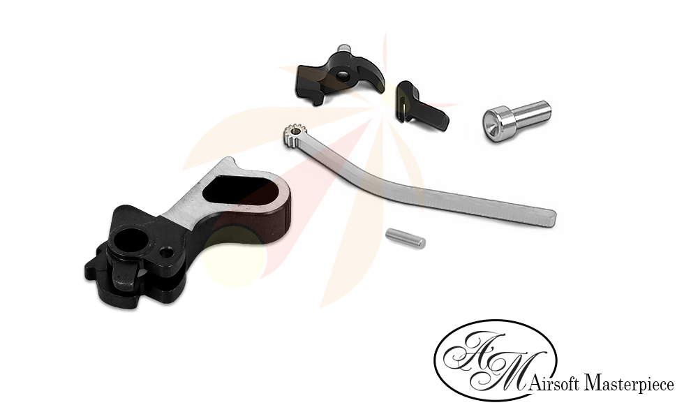 Airsoft Masterpiece CNC Steel Hammer & Sear Set for Marui Hi-CAPA (S Type DVC) (HP-TMHC-S27TT2)