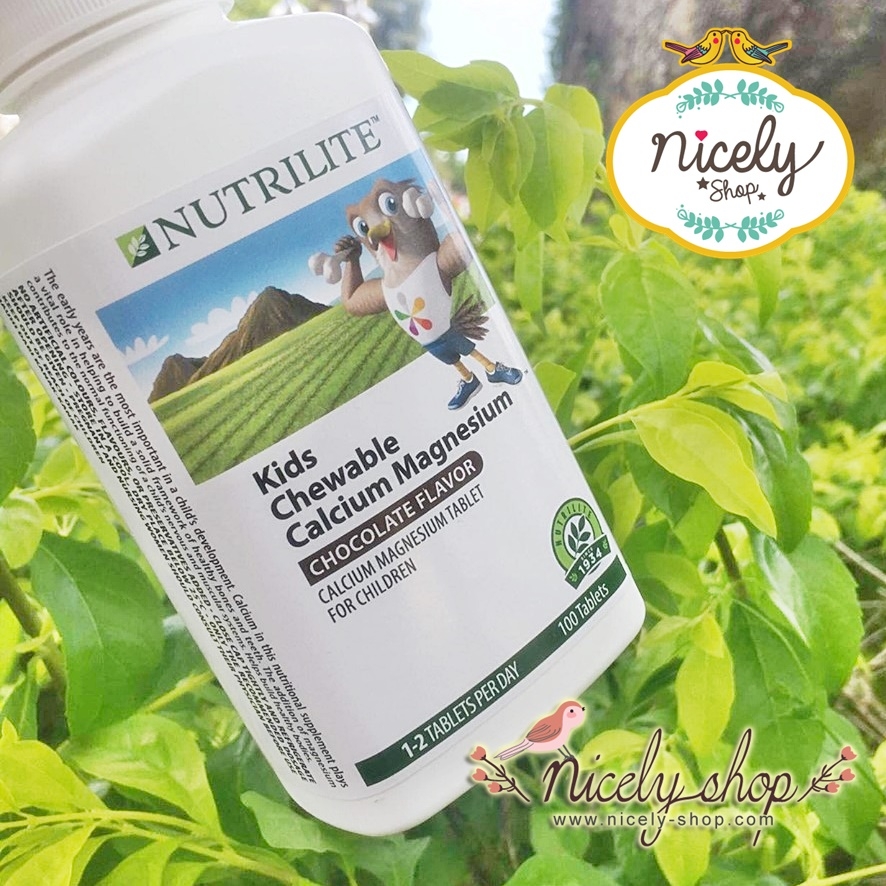 ( Childrens Health) Chewables Calcium Magnesium (100 tab) ให้ลูกน้อยทานเสริมแคลเซียม จำเป็นกะเด็กๆ ไม่มีขายในไทยจ้า หมดอายุปี 2019ค่ะใหม่มากๆค่ะ