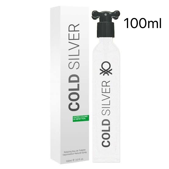￼น้ำหอม Benetton Cold Silver edt 100ml