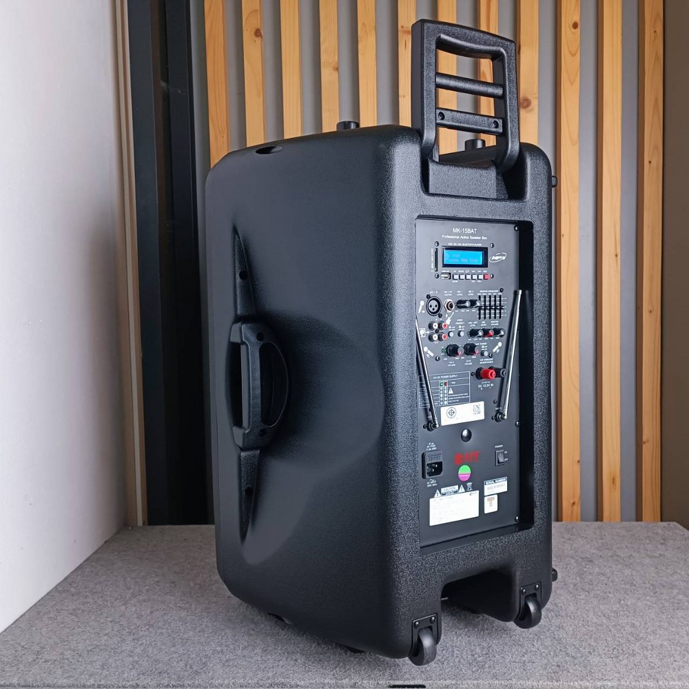 NPE ตู้ลำโพงมีแอมป์ MK-15BAT (ไมค์ลอย2ตัว/แบตแห้ง/USB/SD CARD) บลูทูธ MK15BAT ลำโพงอเนกประสงค์ NPE รุ่น MK 15 BAT Bluetooth USB บันทึกเสียงได้ ลำโพง npe ตู้ลำโพงช่วยสอน +++