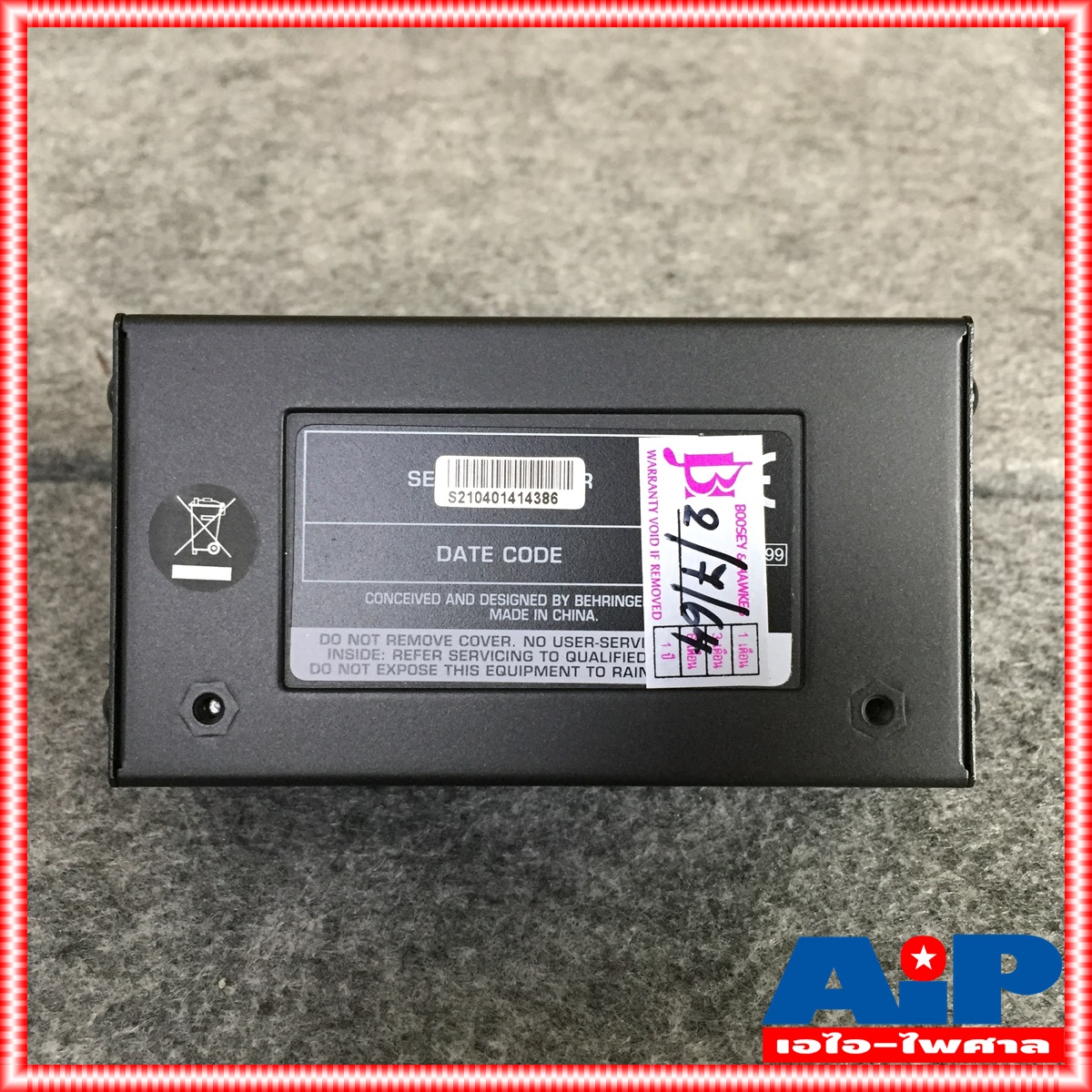 BEHRINGER HA400 HEADPHONE AMP แอมป์ HA-400 HA 400 เครื่องขยายหูฟัง เครื่องแยกหูฟัง แอมป์ขยายหูฟัง เอไอ-ไพศาล +++