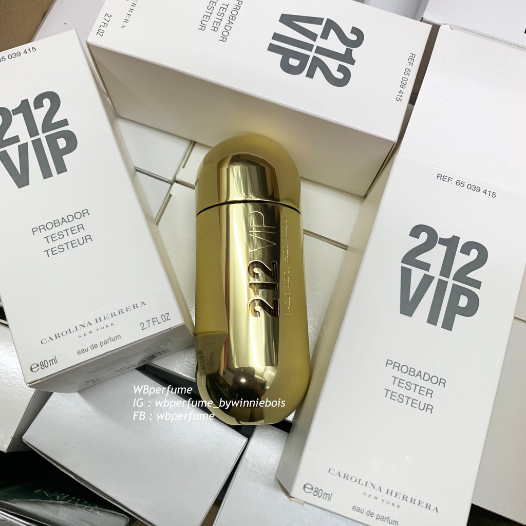 น้ำหอมแท้100% Carolina Herrera 212 VIP 100ml Tester