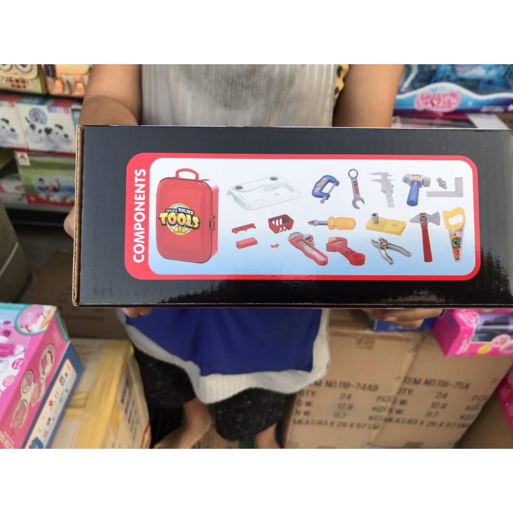 118-75A ของเล่นเด็กชุดช่างกระเป๋า กล่องละ