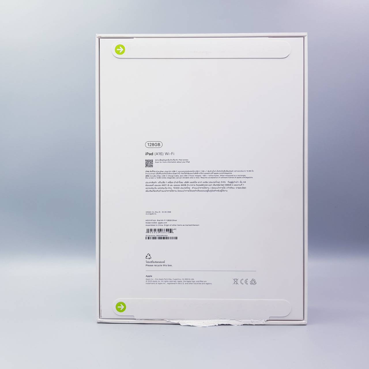 🆕 #GENล่าสุด iPad A16 มือ1 ไม่แอค ไม่ผ่านการใช้งาน ครบกล่อง 🆕 🖤 มือ 1 แกะเช็ค ไม่แอค ไม่ผ่านการใช้งาน มีประกันศูนย์ 🖤