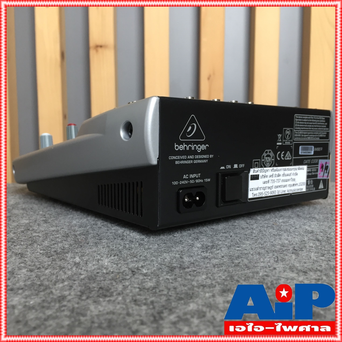 BEHRINGER XENYX QX-602 MP3 mixer มิก มิกเซอร์ QX 602 MP3 เครื่องผสมเสียง QX602MP3 ของแท้ ประกัน บ.บูเช่ 1ปี เอไอ-ไพศาล +++