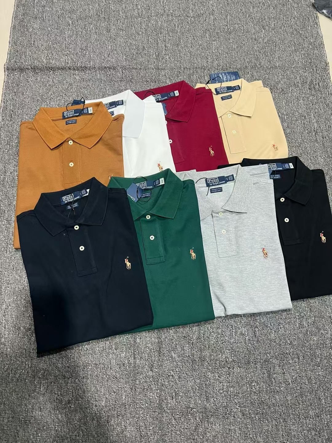 **any** เสื้อคอโปโล Ralph Lauren ปักม้าเล็ก มี 8 สีให้เลือก สินค้าใหม่ ของแท้