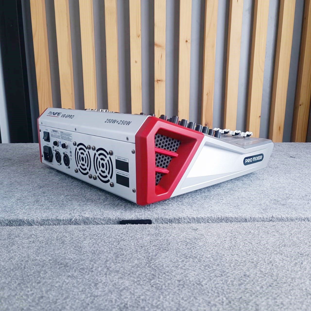MYNPE VR-6PRO POWER MIXER เพาเวอร์มิกเซอร์ 6 แชลแนล 250 วัตต์ + 250 วัตต์ VR6PRO VR 6PRO เอไอ-ไพศาล