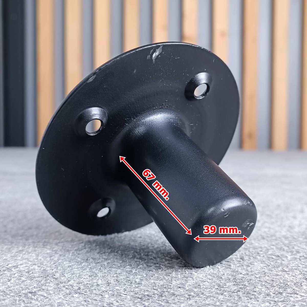 (1อัน)ลดล้างสต็อค แป้นสวมขาตั้งลำโพง เหล็ก JH-7252 แป้นสวมลำโพง แป้นท้ายตู้ลำโพง JH7252 JH 7252 แป้นขาตั้งตู้ เอไอ-ไพศาล