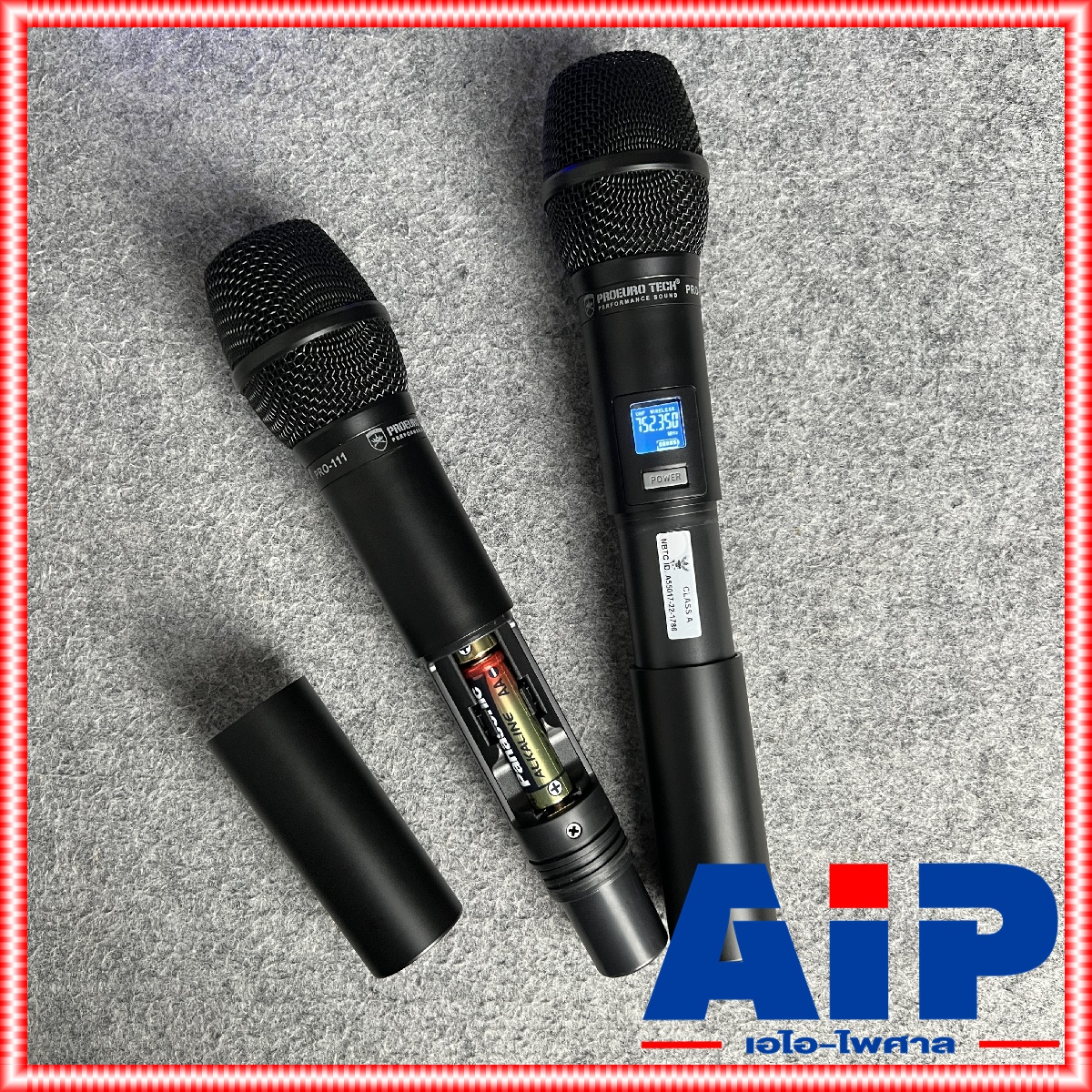 ความถี่ใหม่ กสทช PROEUROTECH PRO111 ไมค์ลอยมือถือคู่UHF มีกระเป๋า ไมค์ลอยคู่ ไมค์คาราโอเกะ PRO EUROTECH PRO 111 แถม อุปกรณ์ย้ายเสา กระเป๋าเก็บไมค์ PRO-111 โปรยูโรเทค ยูโรเทค เอไอ-ไพศาล