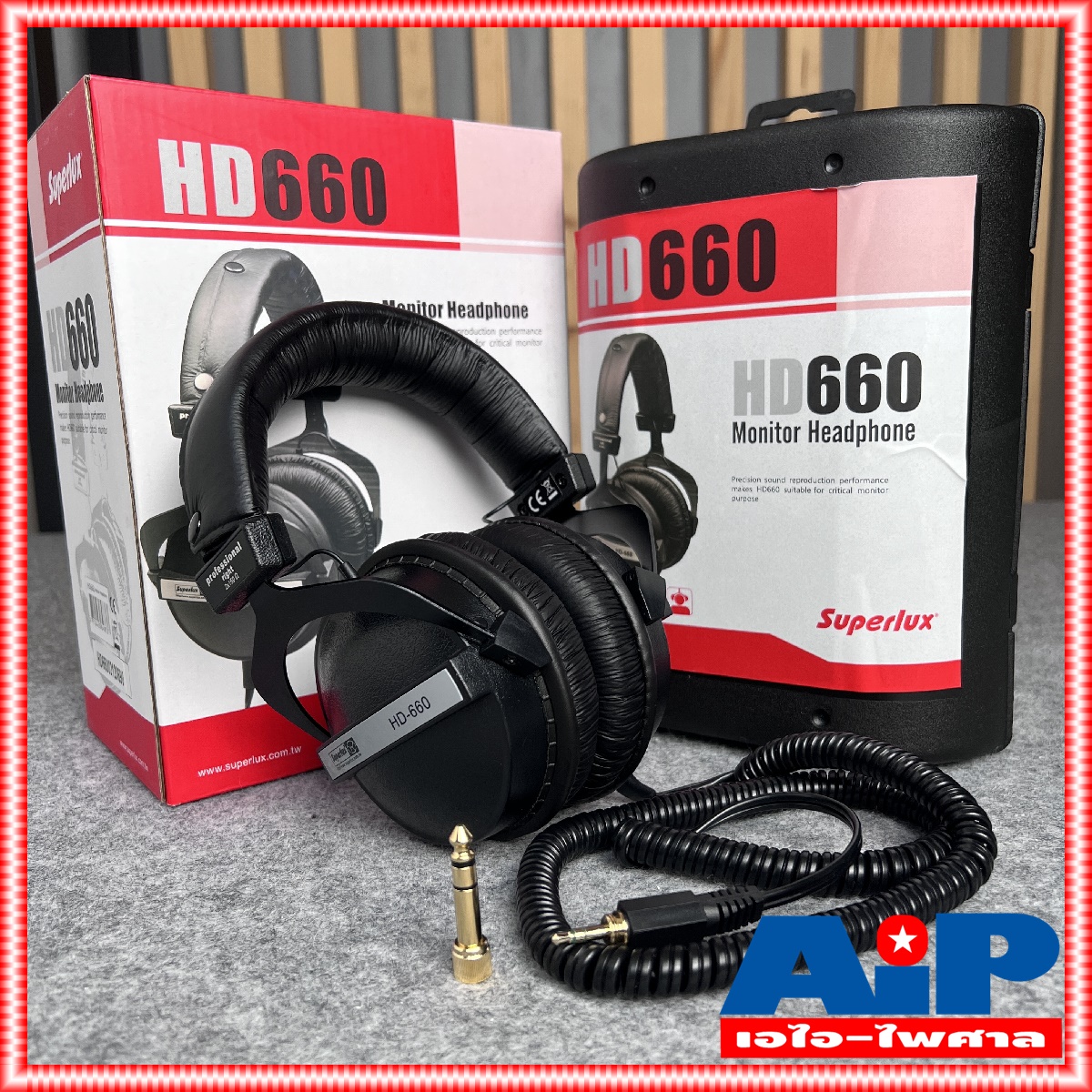 SUPERLUX HD660 หูฟัง HEADPHONE HD 660 หูฟัง ครอบหู มอนิเตอร์ HD-660 เอไอ-ไพศาล