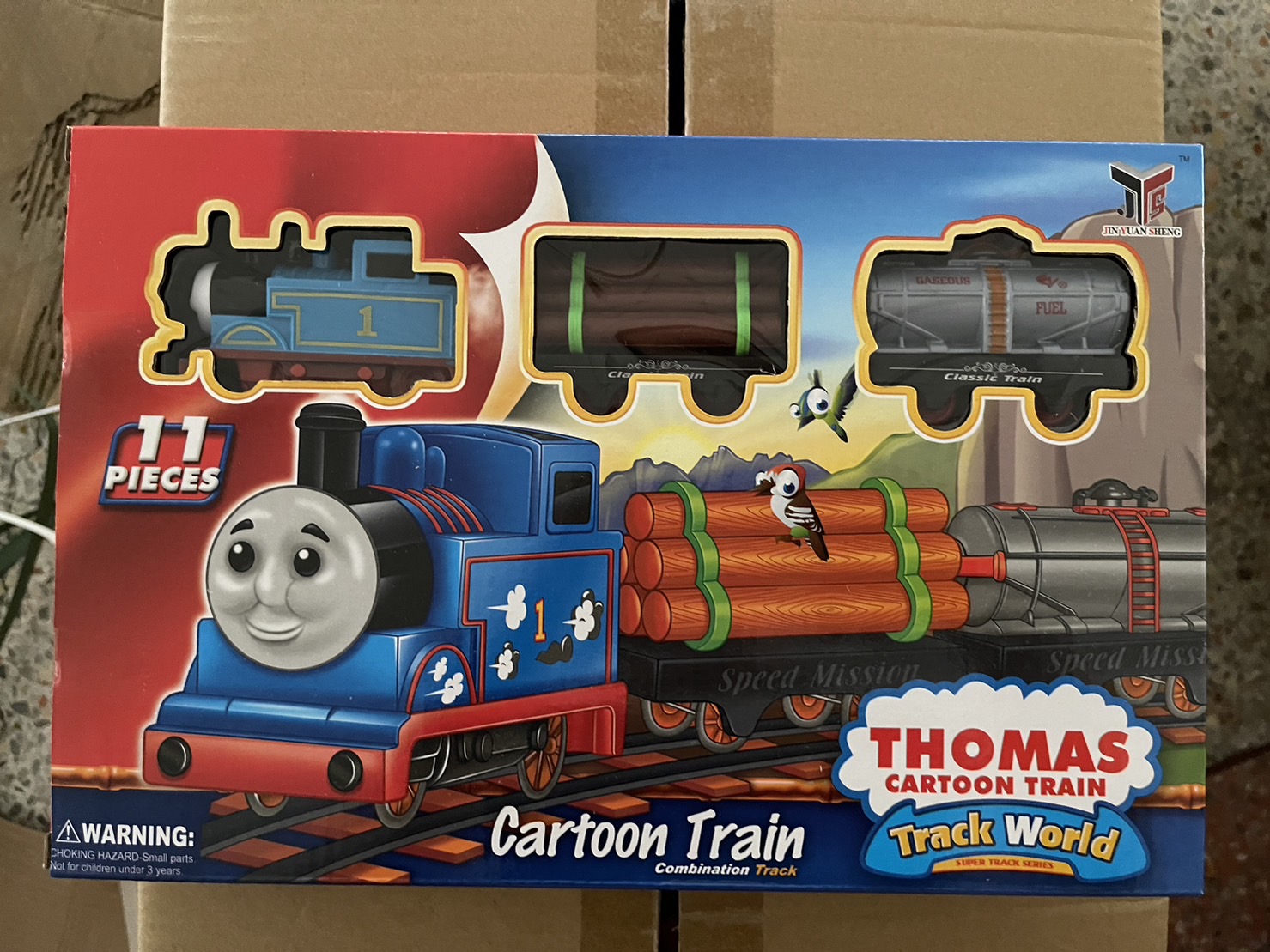 233B-2 ของเล่นรางรถไฟโทมัสใส่ถ่าน THOMAS รางรถไฟใส่ถ่าน ปลีกชิ้นละ (งานจีน)