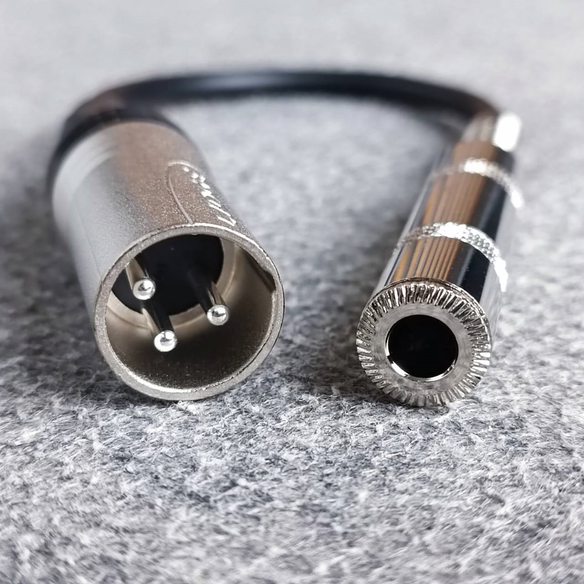 ยาว15ซม. LIDGE YM-322 สาย XLR ผู้ ออก PHONE เมีย ยาว15เซน P.XLR-J.MIC สายทด สายสัญญาณ CANNON ผู้ -PHONE เมีย เอไอ-ไพศาล