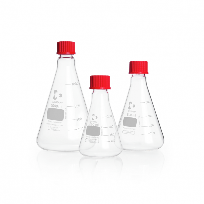 DURAN® Erlenmeyer Flask, with DIN thread, 100-1000 ml