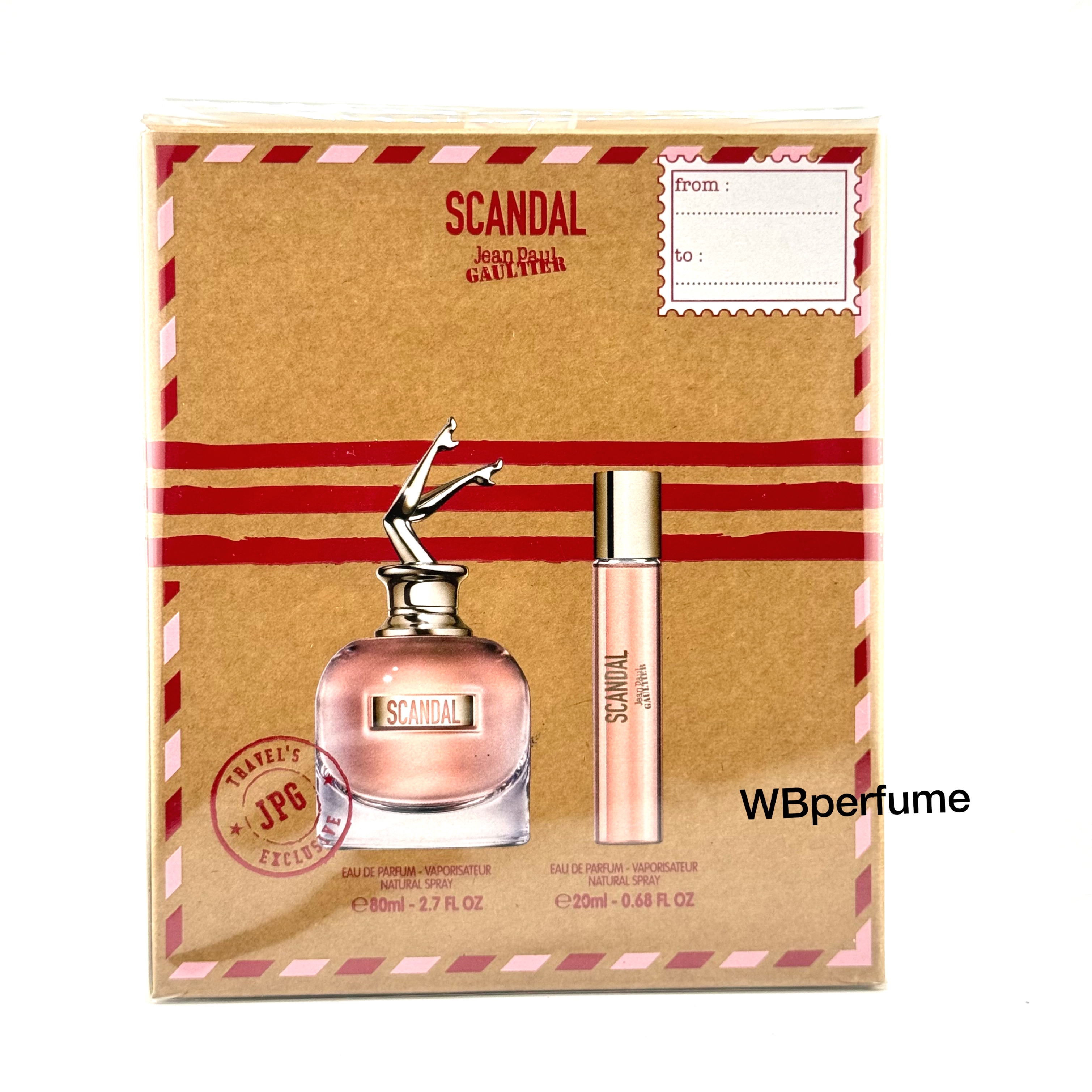 ชุดของขวัญ Gift Set Jean Paul GAULTIER Scandal Eau De Parfum 80ml + 20ml