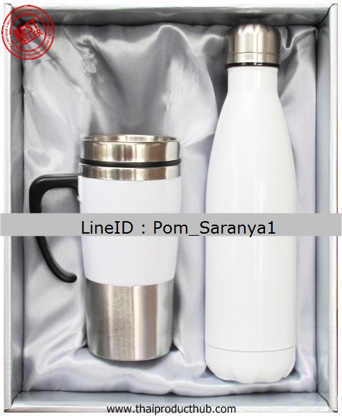 U95-040-CP-001_ชุดกิ๊ฟเซ็ทกระติกเก็บอุณภูมิ, กิ๊ฟเซ็ทกระติกน้ำโลหะ, กิ๊ฟเซ็ทกระติกและแก้วน้ำเก็บร้อนเย็นของพรีเมี่ยม, ของที่ระลึก