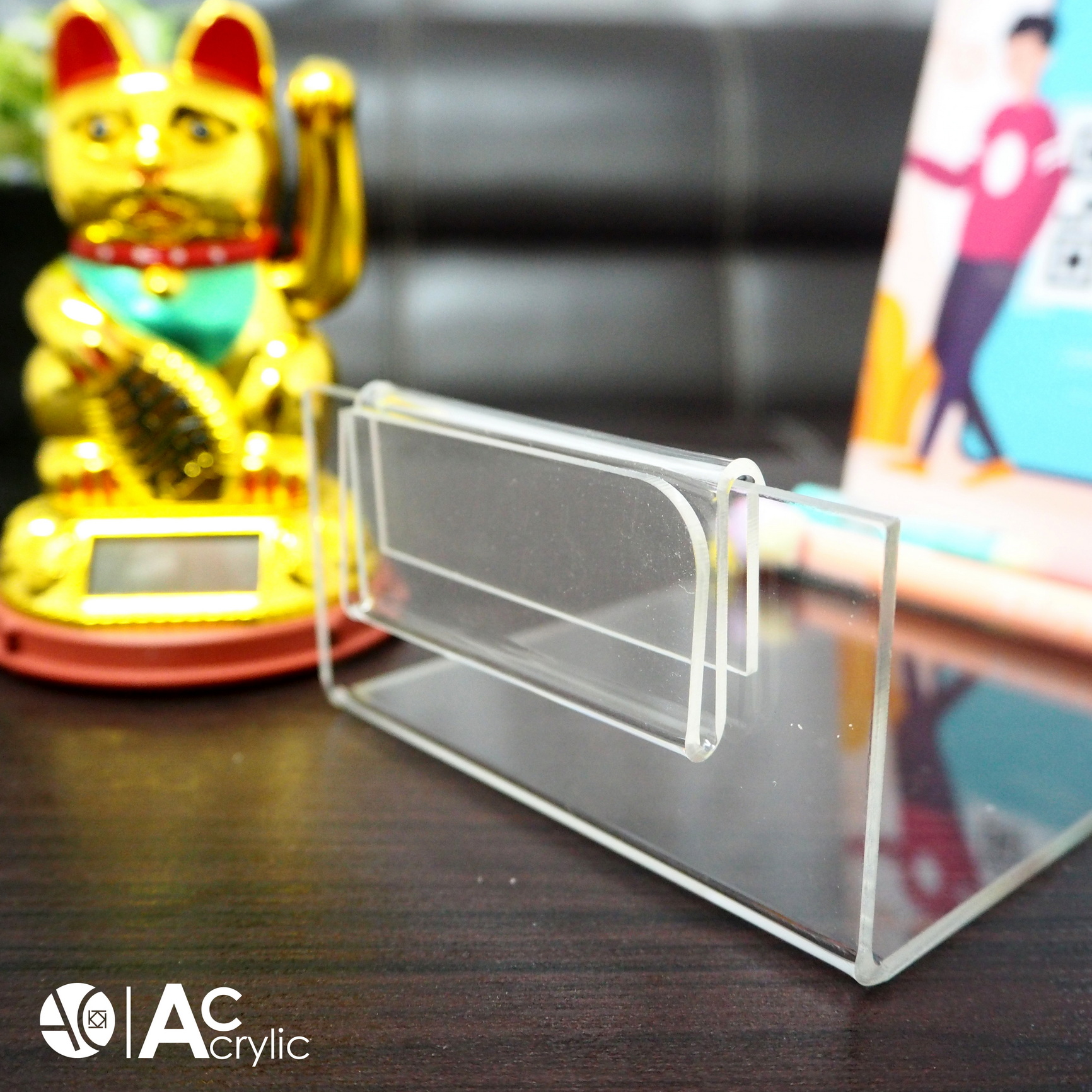 ป้ายแขวน ป้ายใส่ราคา 6.5x3cm. อะคริลิค หนา 2 มิล (6.5H)