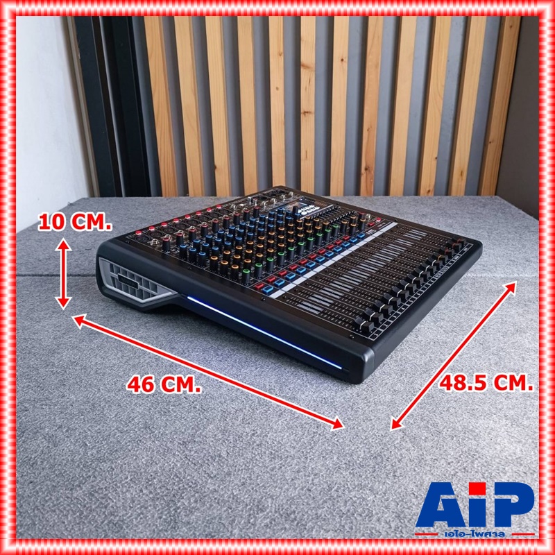 NTS TOP-12 MIXER เอฟเฟคแท้ มิกเซอร์ มิกซ์NTS เครื่องเสียง เครื่องผสมสัญญาณเสียง เครื่องปรับแต่งเสียง MIX TOP 12 TOP12 เอไอ-ไพศาล